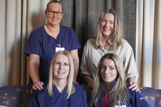 Yvonne, Viktoria, Marika och Syzana välkomnar dig till oss på Attendo Hemtjänst Ulricehamn