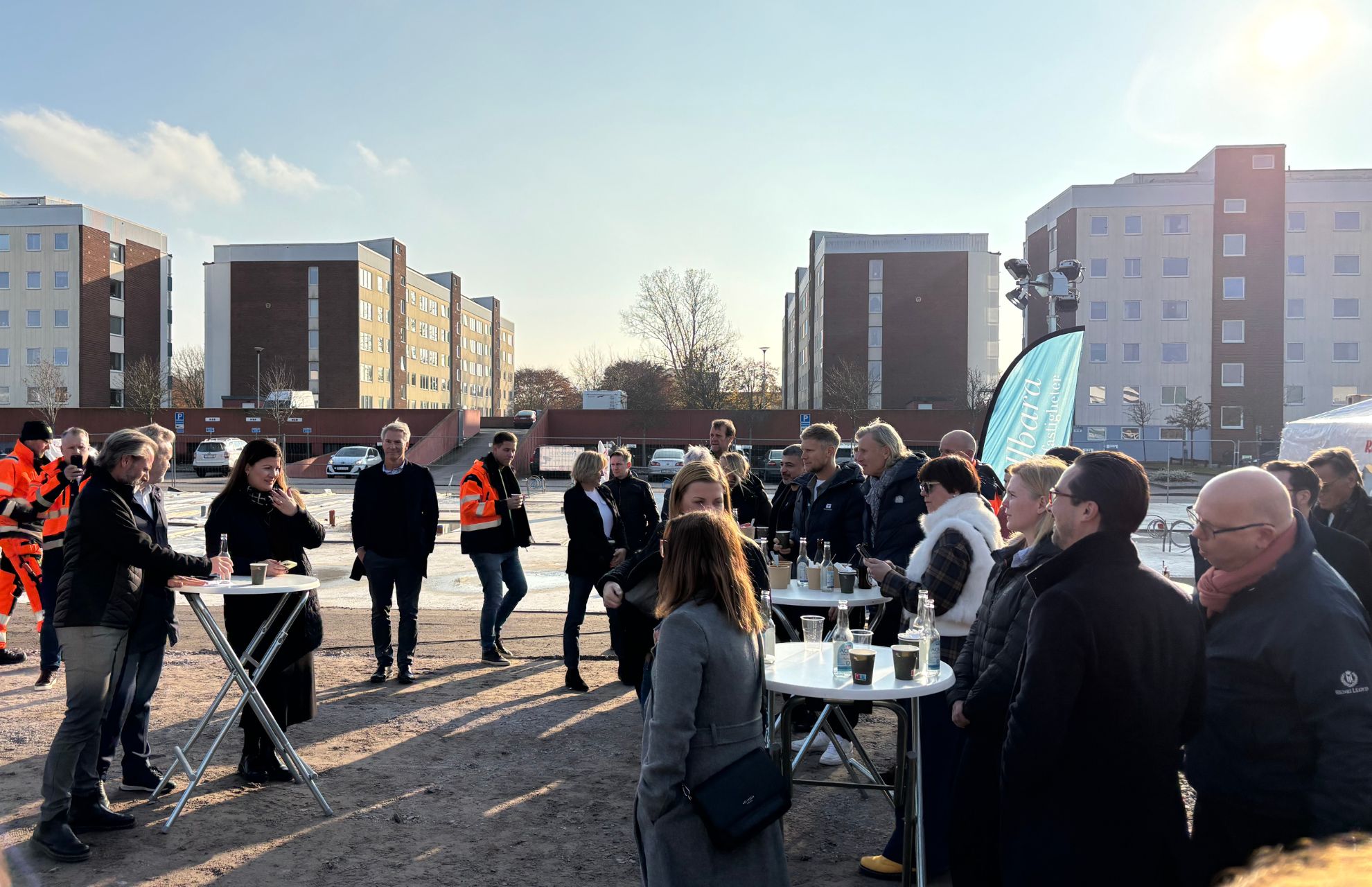 Många besökare deltog i eventet.