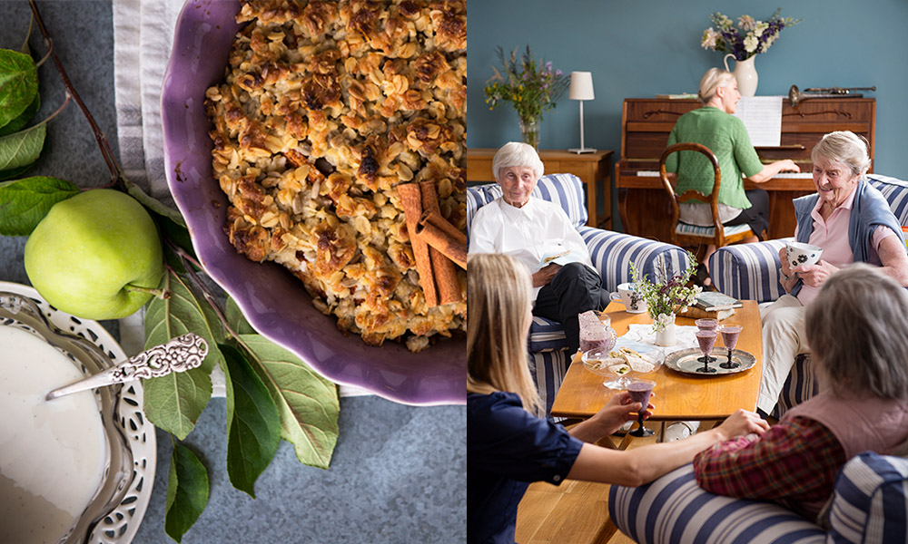 ”Middagarna är alltid goda och efterrätterna är pricken över i:et” - Torborg 79 år