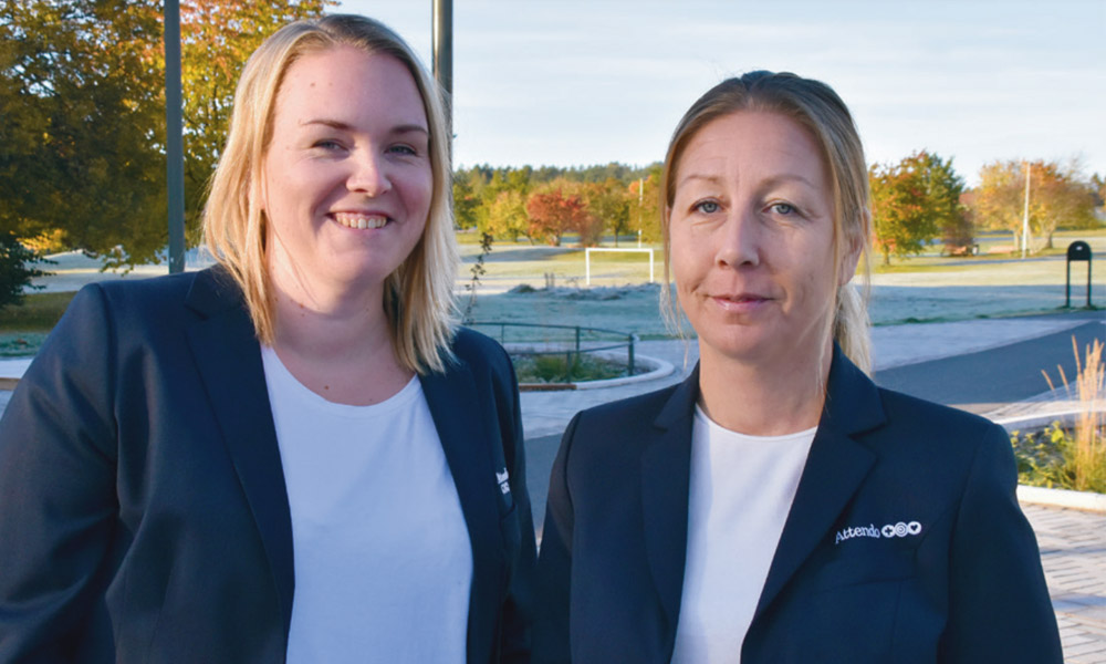 Sofia och Ida är verksamhetschefer på Attendo Hemtjänst i Karlstad.