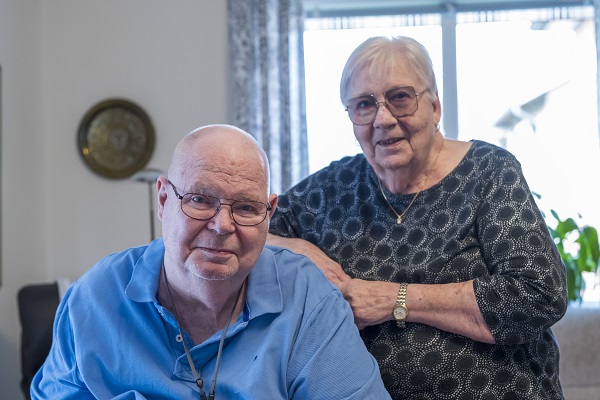 Lennart och Kerstin - hemtjänstkunder i Helsingborg