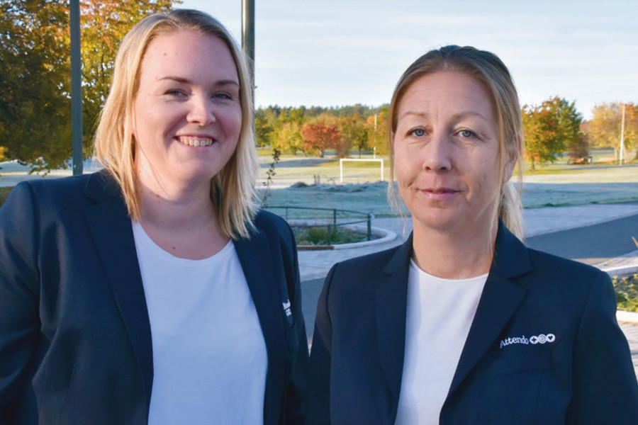 Sofia och Ida är verksamhetschefer på Attendo Hemtjänst i Karlstad.